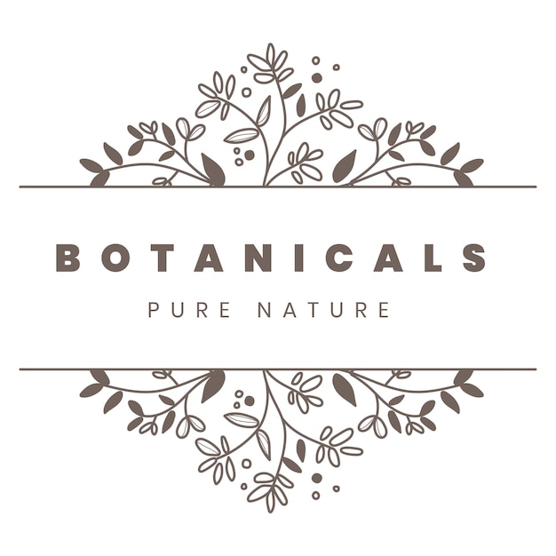 Logotipo de negócios de bem-estar png clipart design floral