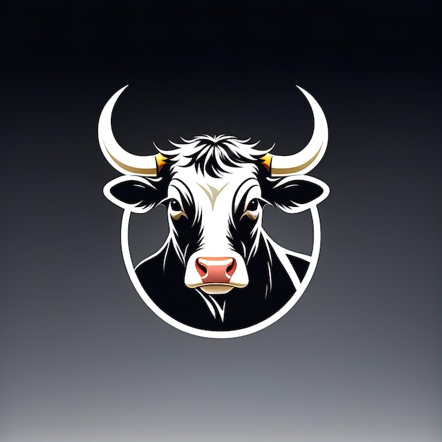 logotipo de touro templatebull logotipo de vetor ícone de ilustração de design