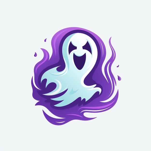 logotipo de dibujos animados fantasma