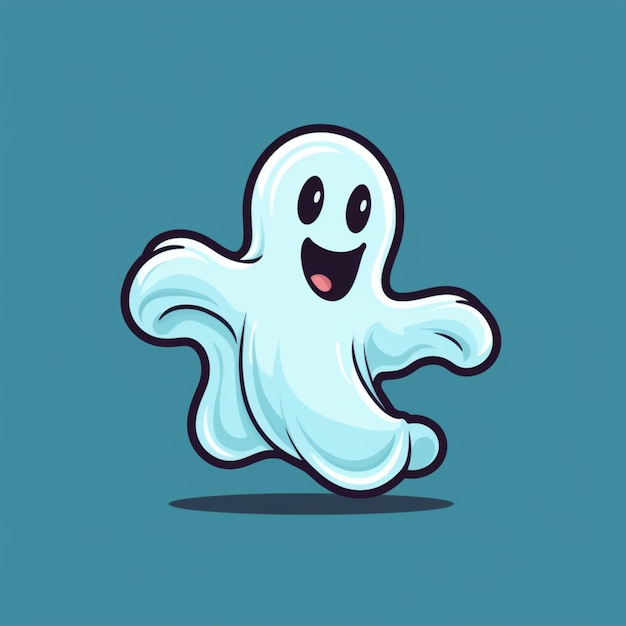 logotipo de dibujos animados fantasma