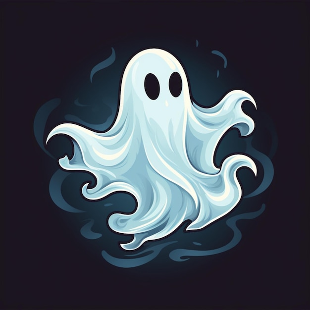 logotipo de dibujos animados fantasma