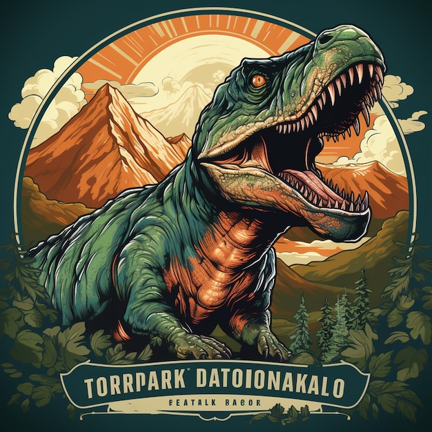 Logotipo de dinosaurio