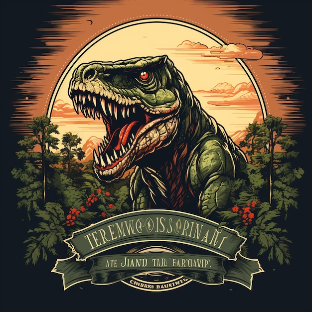 Logotipo de dinosaurio