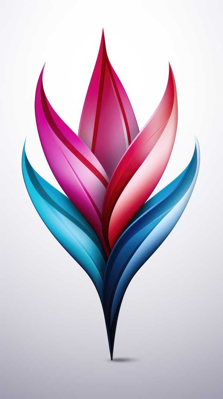 Foto logotipo en diseño de flores papel tapiz hd 8k imagen fotográfica de stock