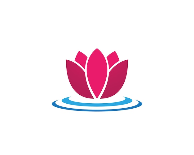 Logotipo de diseño de flores de Vector de belleza