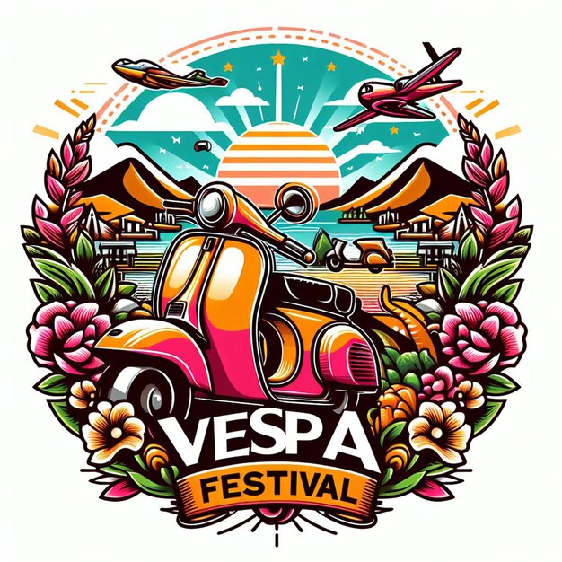 Foto logotipo do festival vespa