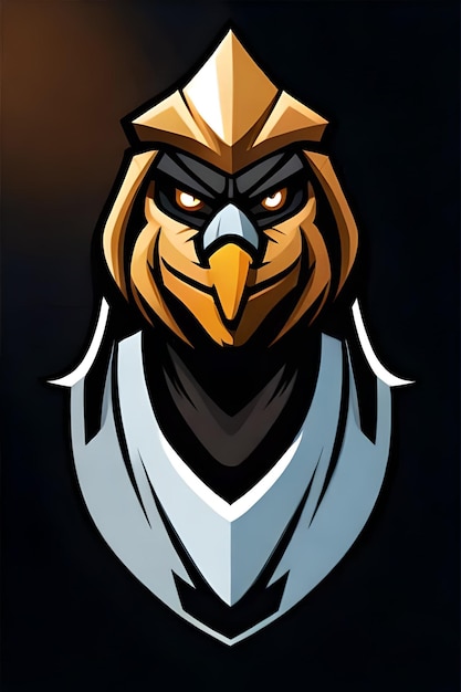Logotipo do jogo do mascote da águia
