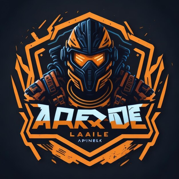 Logotipo do mascote do jogo de esports Octane Battle Royale