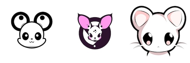 Logotipo do rato 2D