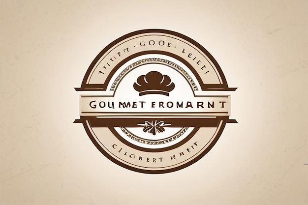Logotipo do restaurante gourmet