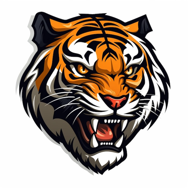 logotipo do tigre dos desenhos animados