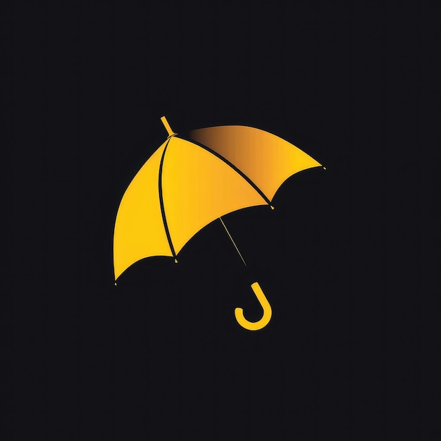 Logotipo do Vector da Ilustração Umbrella.