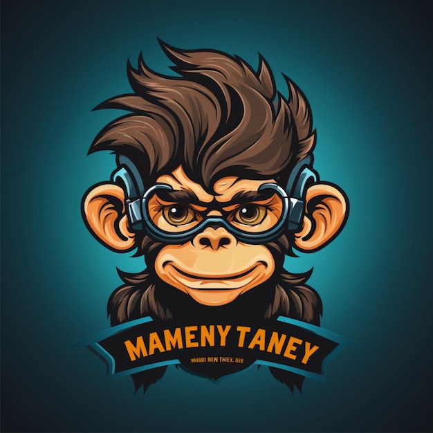 Foto logotipo dos desenhos animados macaco