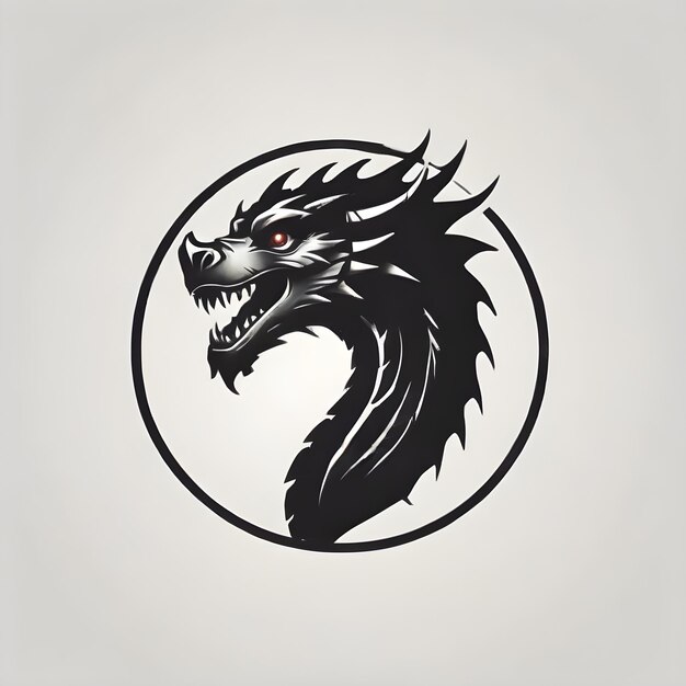 El logotipo del Dragón Oscuro