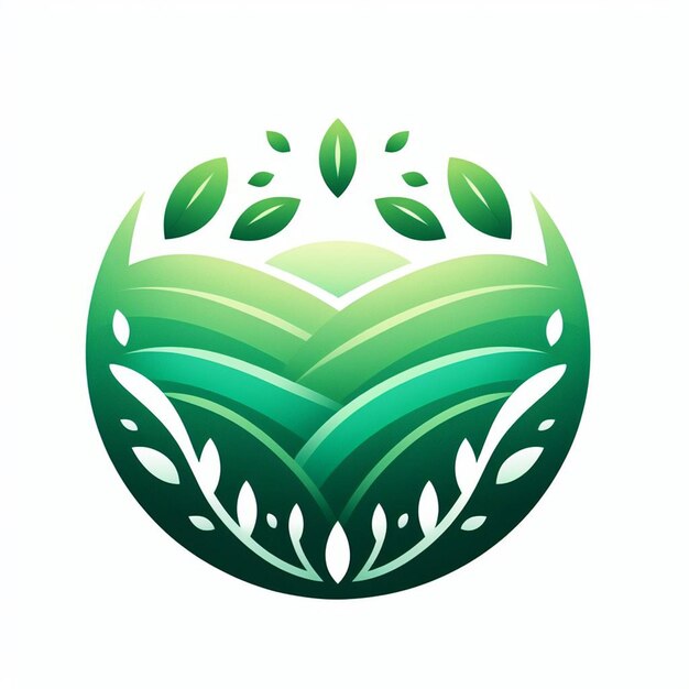 Foto el logotipo ecológico natural