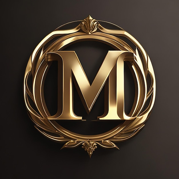 Logotipo elegante com letra maiúscula