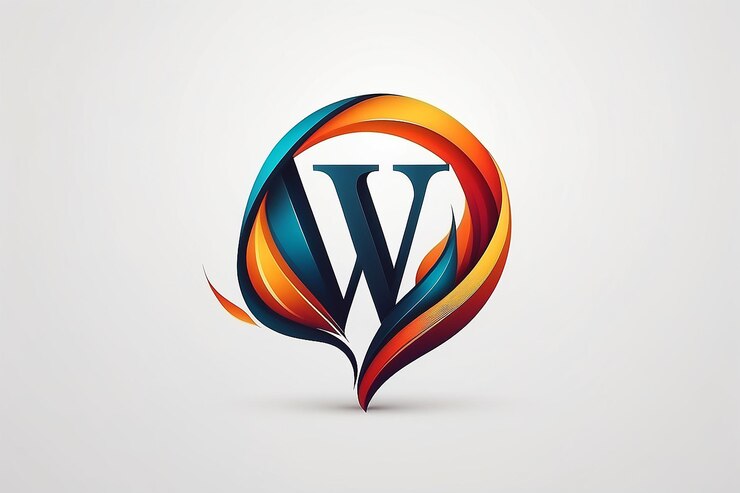 Foto logotipo elegante con la letra w