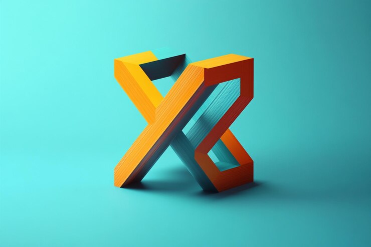 Foto un logotipo elegante y moderno con una forma geométrica abstracta ai foto