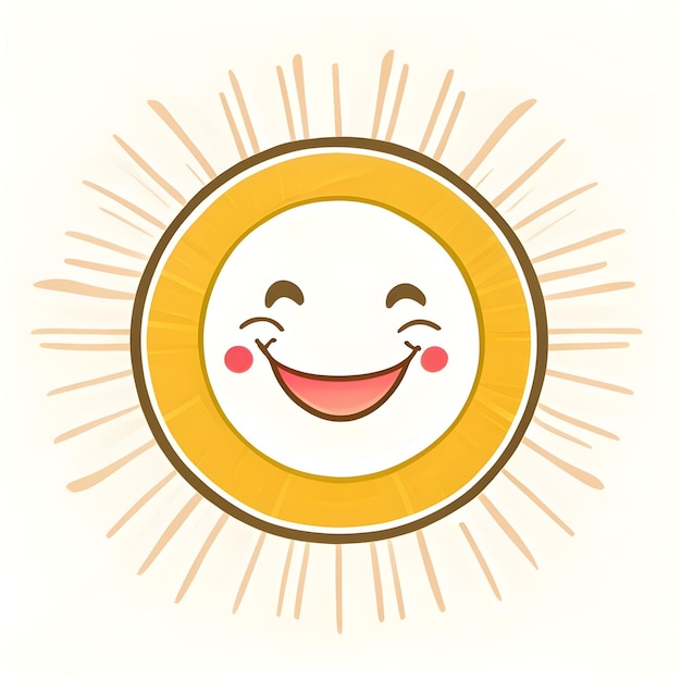 logotipo de emoji de sonrisa feliz