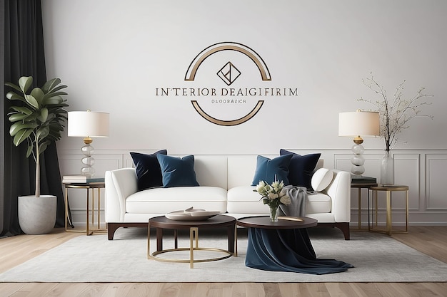 Foto logotipo de la empresa de diseño de interiores