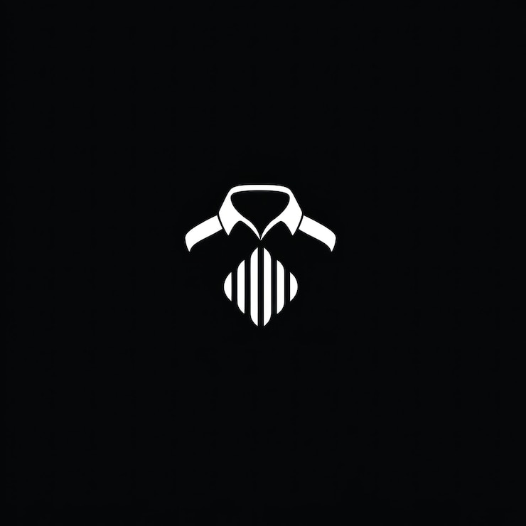Foto un logotipo de una empresa que tiene un logotipo blanco