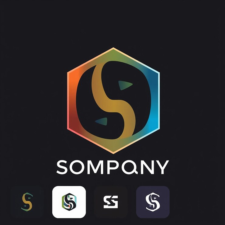 Foto logotipo de la empresa s identidad de marca diseño de logotipo vectorial corporativo