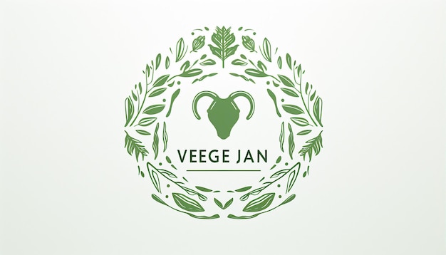 Foto logotipo empresa vegana desenho de linha silhueta de coração