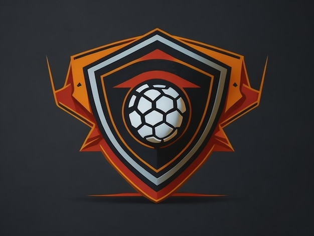 Foto logotipo del equipo de fútbol y fútbol