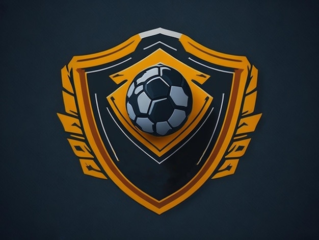 Foto logotipo del equipo de fútbol y fútbol