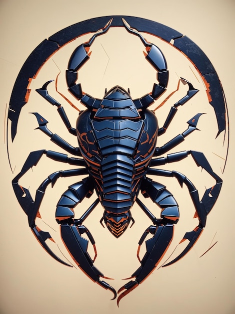 Foto el logotipo del escorpión