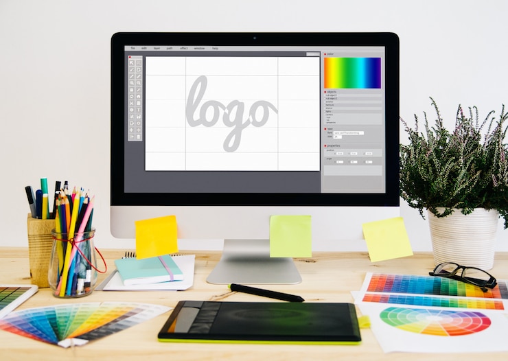 Foto logotipo de escritorio de escritorio
