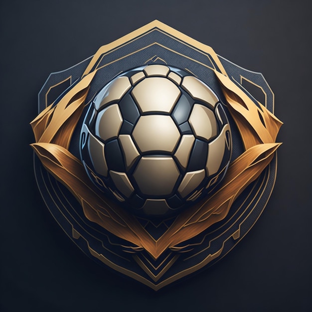 Logotipo Esport do time de futebol e futebol