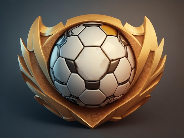 Logotipo de Esport del equipo de fútbol y fútbol