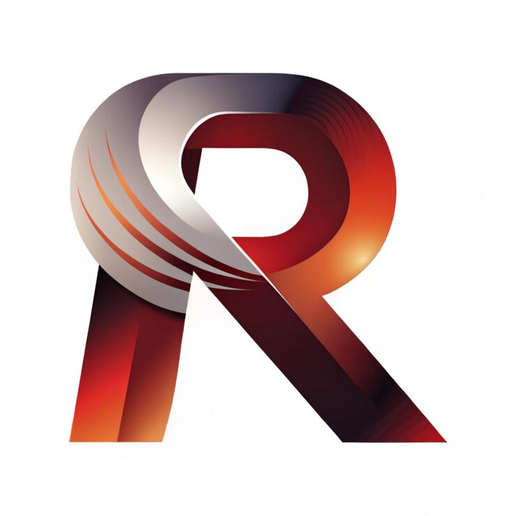 Foto logotipo estilizado letra r diseños en varios fondos creativos 3d letra r diseños en diferentes