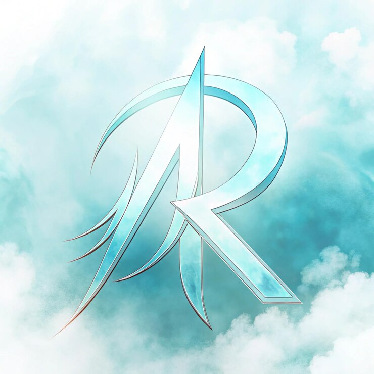 Foto logotipo estilizado letra r diseños en varios fondos creativos 3d letra r diseños en diferentes