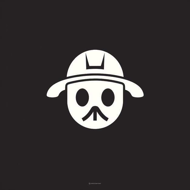 logotipo fantasma com hardhat