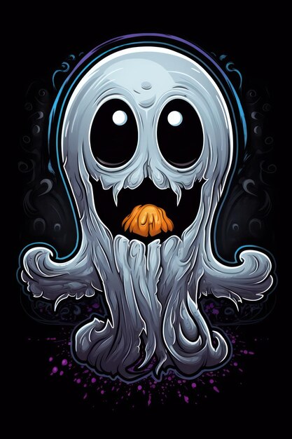 El logotipo del fantasma enojado