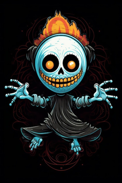 Logotipo de fantasma enojado