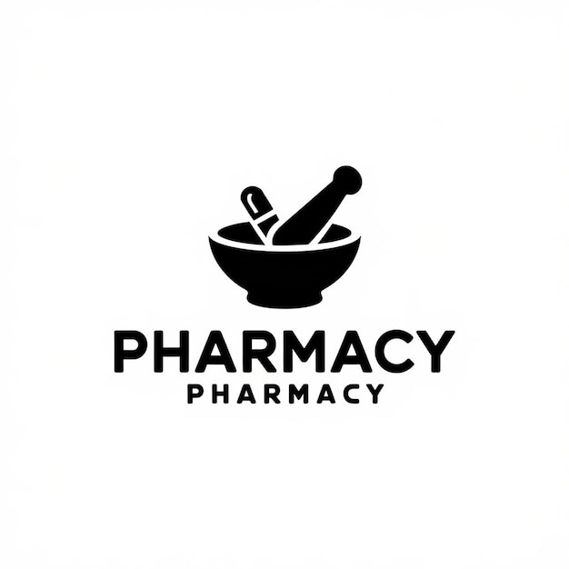 un logotipo de farmacia que dice farmacia farmacia