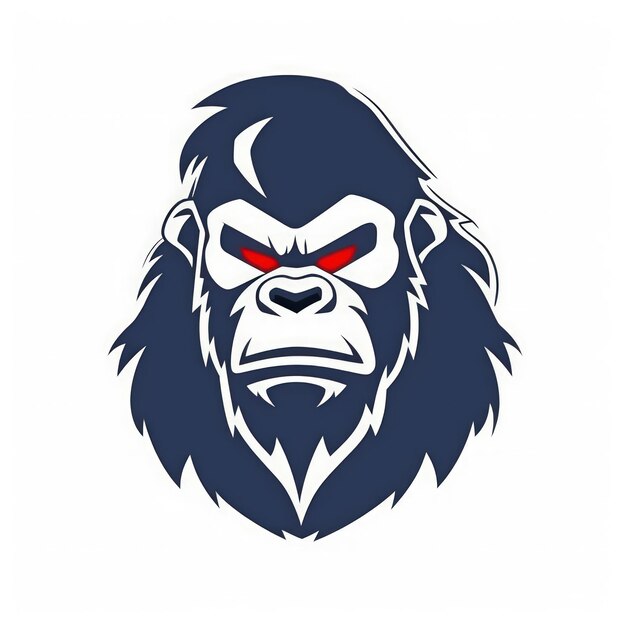 Foto el logotipo de fierce gorilla esports en un fondo blanco