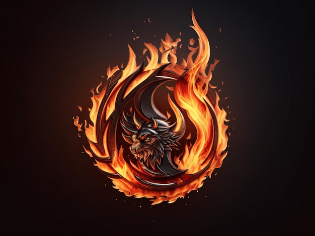 El logotipo de Fire para Startup