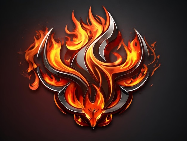 El logotipo de Fire para Startup