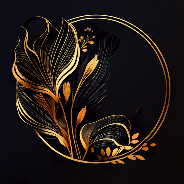 logotipo de flor de iris