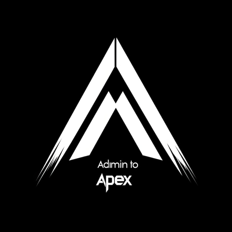 Foto un logotipo en forma de triángulo con un fondo negro
