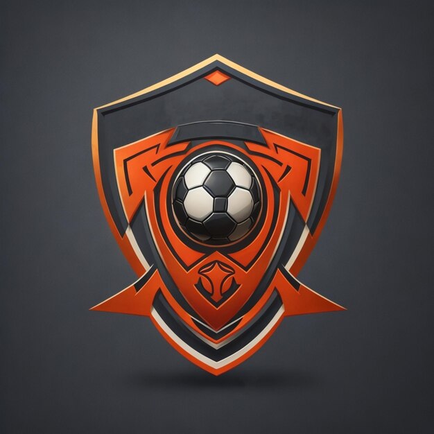 Logotipo de fútbol y fútbol