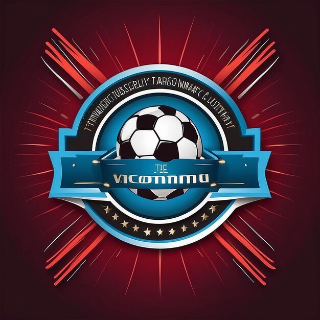 Foto logotipo de fútbol que es el evento prestigioso del torneo