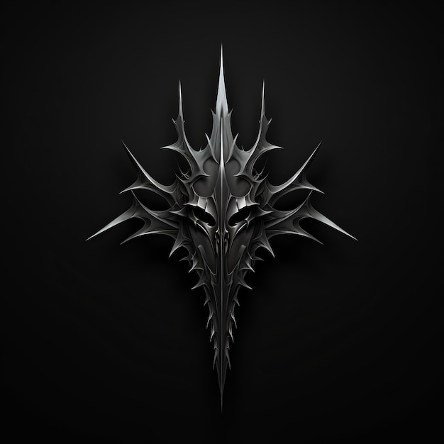 Logotipo gótico de Darklier y Spiked para la página web