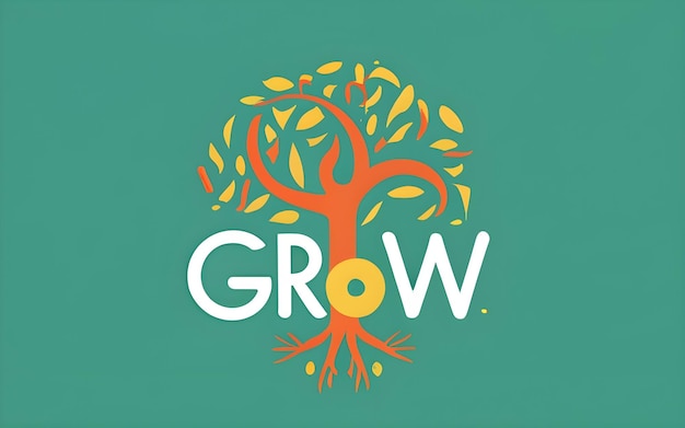 El logotipo de Grow