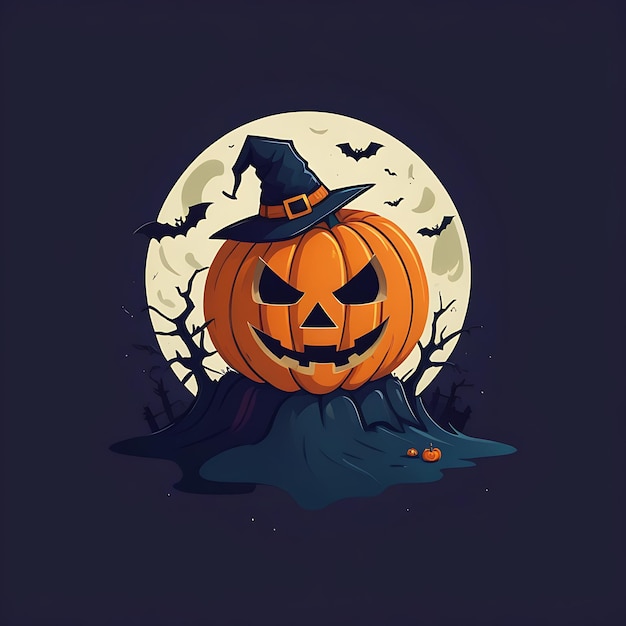 El logotipo de Halloween