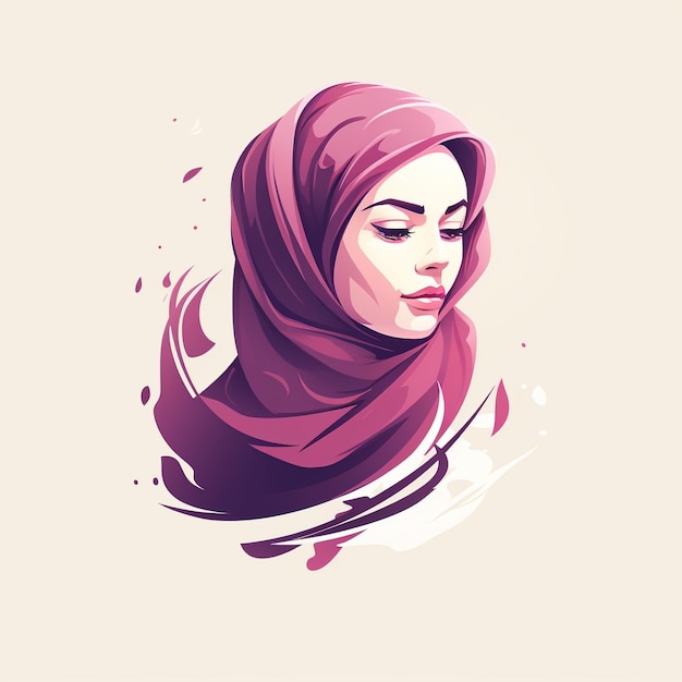 El logotipo del hijab